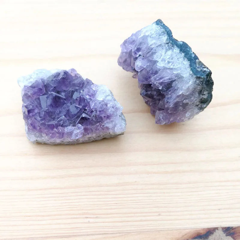 Amethyst Cluster Purple Quartz Tooth Ornament 6PCS/lot