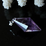 Amethyst Crystal Pendant Double Pointed Chakra Pendulum