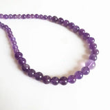 Amethystine Necklace for Girls Feb. Pisces Birthstone 925 silver Clasp