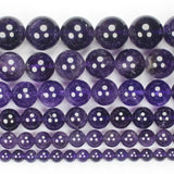 Natural Amethysts 6-16mm Round Beads 15inch Wholesale DIY Jewellery