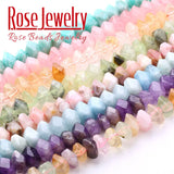 Natural Amethysts Apatite Amazonite Rose Quartz Crystal Agate Beads