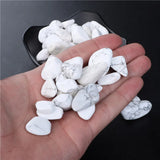 Natural Amethysts Aquamarine Agates Gravel Smooth Minerals