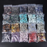 Natural Amethysts Aquamarine Agates Gravel Smooth Minerals