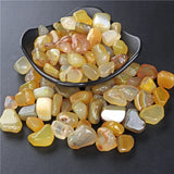 Natural Amethysts Aquamarine Agates Gravel Smooth Minerals