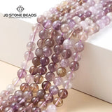 Natural Amethysts Citrines Beads Stone Loose Spacer Crystal Beads