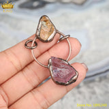 Amethysts Citrines Quartz Slab Beads Pendant Necklace Making