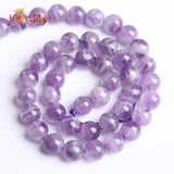 Amethyst Crystal Purple Quartz Beads Round Spacer Stone Beads