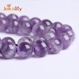 Amethyst Crystal Purple Quartz Beads Round Spacer Stone Beads
