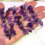 Natural Amethysts Gravel Loose Beads Strand Jewelry Making