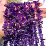 Natural Amethysts Gravel Loose Beads Strand Jewelry Making