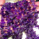 Natural Amethysts Gravel Loose Beads Strand Jewelry Making