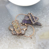 Natural Amethysts Nugget Crystal Pendant for Jewelry Making