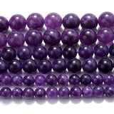Amethyst Stone Beads Round Spacer for DIY Jewelry Making