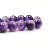 Amethyst Tasbih Style Islam Bracelet Metal Tassel Rosary Jewelry