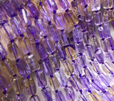 Natural Ametrine Ore Stone Bead for Jewelry Making