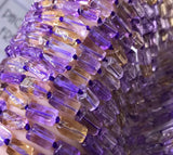 Natural Ametrine Ore Stone Bead for Jewelry Making