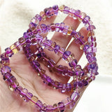 Natural Ametrine Quartz Beads Bracelet 8mm Women AAAAA