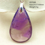 Ametrine Quartz Water Drop Yellow Purple Pendant Necklace