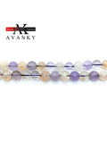 Natural Ametrines Stone Beads Round Loose Spacer Beads