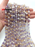 Natural Ametrines Stone Beads Round Loose Spacer Beads