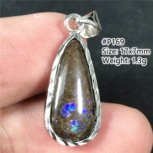 Natural Ammonite Ammolite Necklace Pendant Jewelry For Women Man