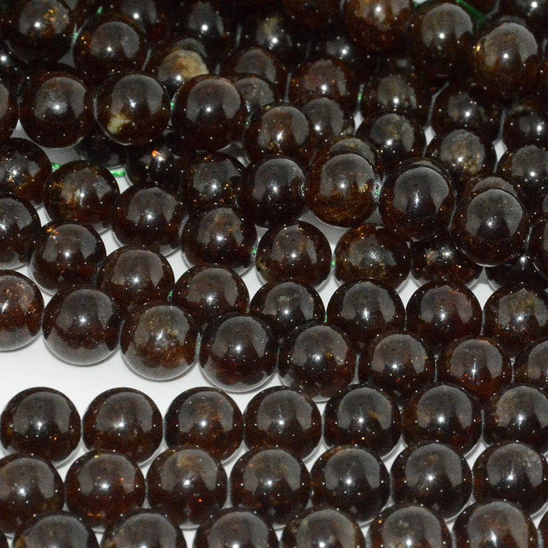 Natural Andradite Garnet Round Beads 9.5mm