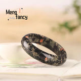 Anshan Jade Plum Blossom Bracelet Retro Charms Fine Jewelry for Women
