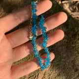 Natural Apatite Bracelet Stone Beads Healing Women Jewelry
