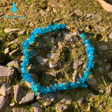 Natural Apatite Bracelet Stone Beads Healing Women Jewelry