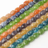 Apatite Citrine Quartz Stone Beads Oval Shape DIY Charms Bracelet