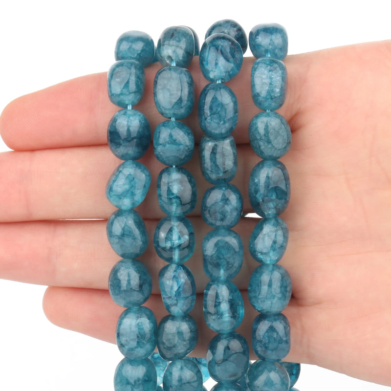 Apatite Citrine Quartz Stone Beads Oval Shape DIY Charms Bracelet