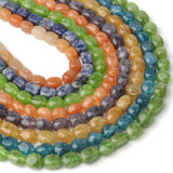 Apatite Citrine Quartz Stone Beads Oval Shape DIY Charms Bracelet