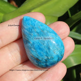 Natural Apatite Water Drop Shape Pandent