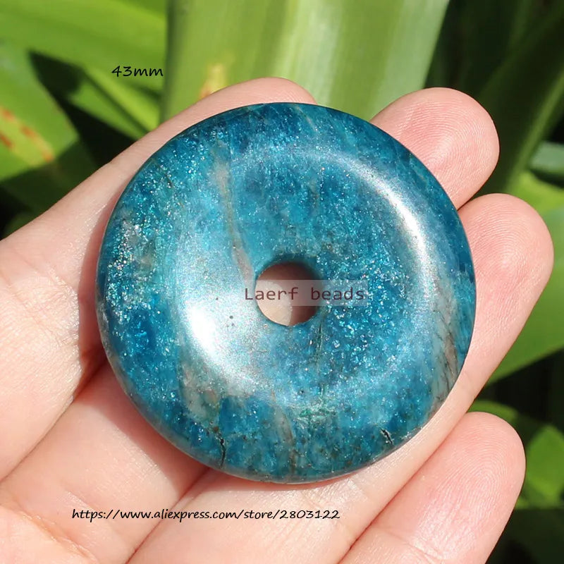 Natural Apatite Water Drop Shape Pandent