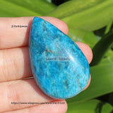 Natural Apatite Water Drop Shape Pandent