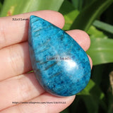 Natural Apatite Water Drop Shape Pandent