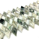 Apatite Sodalite Phoenix Stone Beads 15'' Rhombus Square DIY Loose Beads