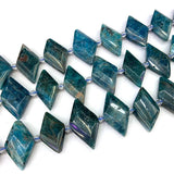 Apatite Sodalite Phoenix Stone Beads 15'' Rhombus Square DIY Loose Beads