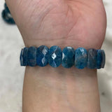 Apatite Stone Beads Bracelet - Natural Gemstone Bangle Jewelry
