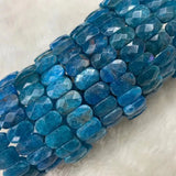 Apatite Stone Beads Bracelet Gemstone Bangle
