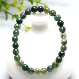 Green Aqua Grass Agate Stone Bracelet Beads Couples Charms Jewelry