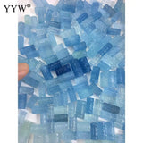 Aquamarine Beads Cylinder Pendant Necklace Bracelet Accessories