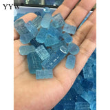 Aquamarine Beads Cylinder Pendant Necklace Bracelet Accessories