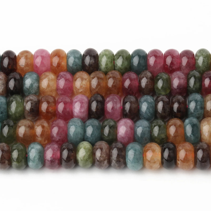 Natural Aquamarine Chalcedony Jades Stone Beads for Jewelry Making
