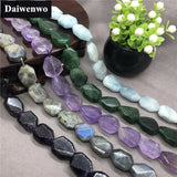 Aquamarine Light Amethyst Labradorite Strawberry Geometric Beads