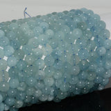 Aquamarine Round Beads 8.3mm-8.5mm