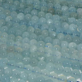 Aquamarine Round Beads 8.3mm-8.5mm