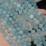 Aquamarine Round Beads 8.3mm-8.5mm