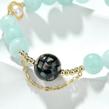 Aquamarines Freshwater Pearls Bracelet Romantic Crystal Yoga Bracelet