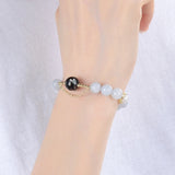 Aquamarines Freshwater Pearls Bracelet Romantic Crystal Yoga Bracelet